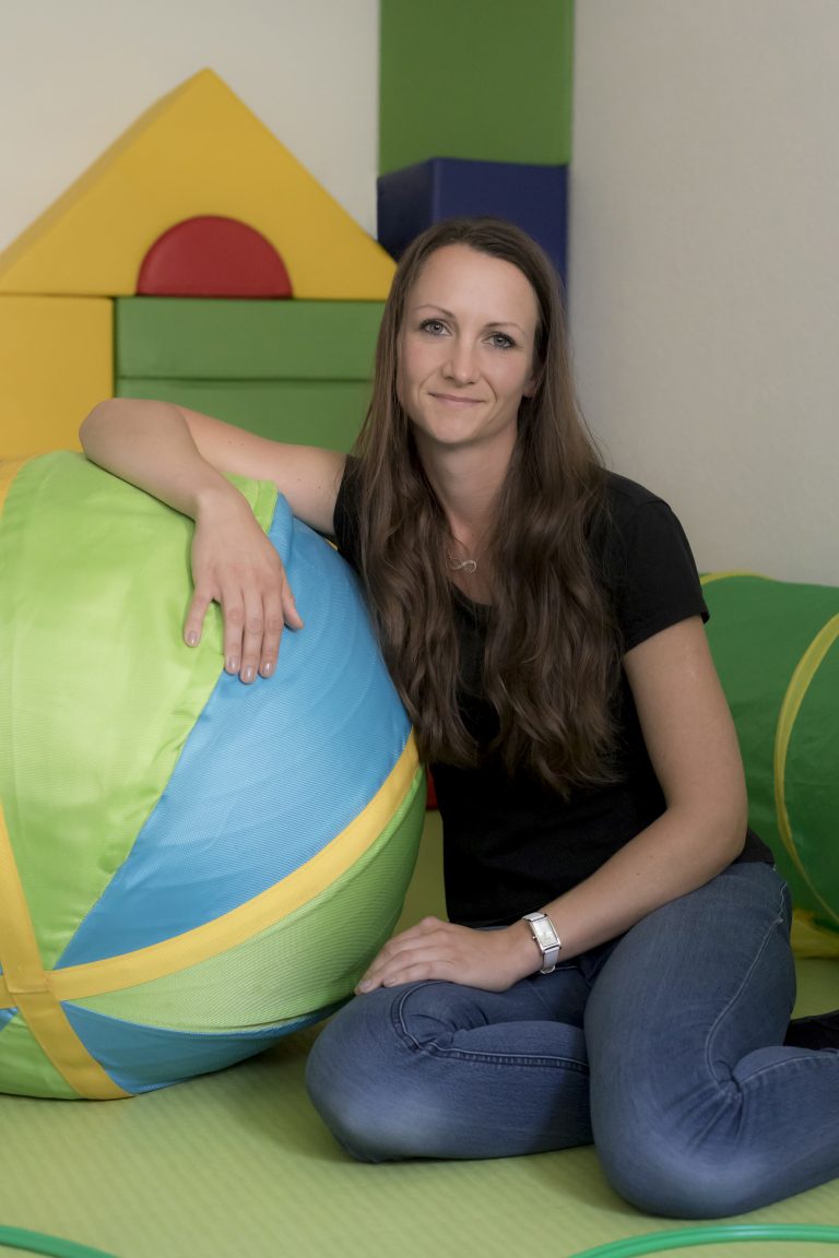 Ina Lummel mit Ball